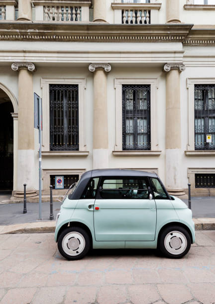 An old French car in a french village
