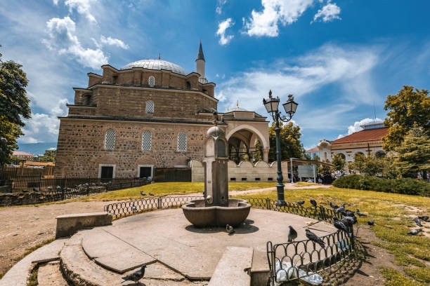 istock Exterior view of Banya Bashi Mosque, Sofia, Bulgaria 2157259363
