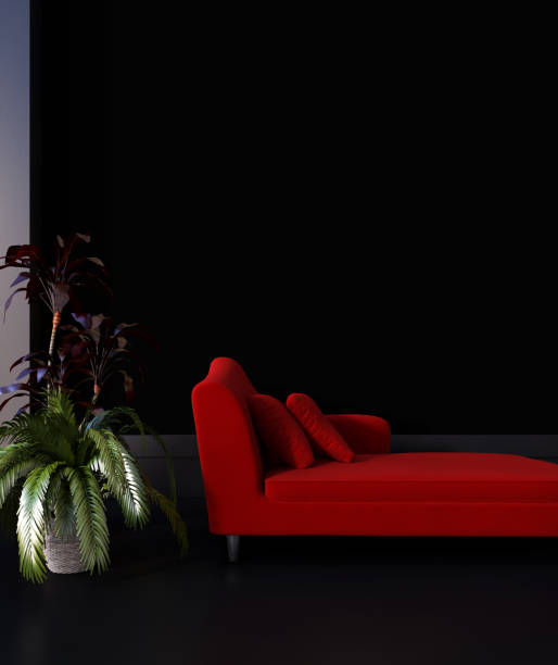 istock Large luxury modern bright interiors Living room mockup illustration 3D rendering image 2157263021