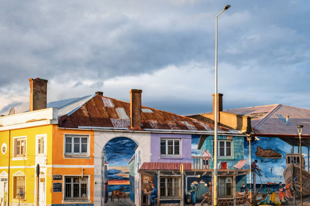 Huge graffiti ramp with a blue sky