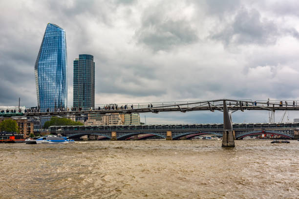 istock Millennium Bridge London on a rainy day 2157266118