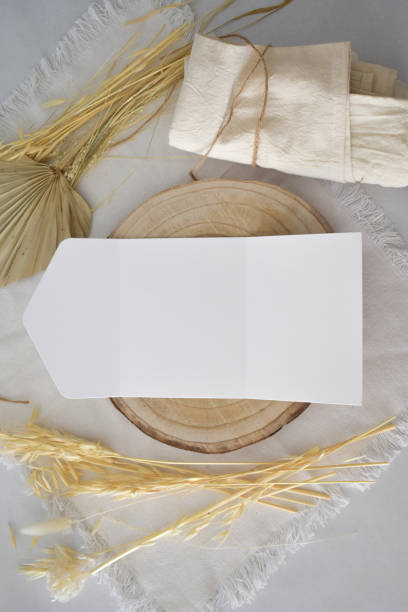 istock All In One Foldable Invitation Mockup Minimalist Boho 5x7 2157273613