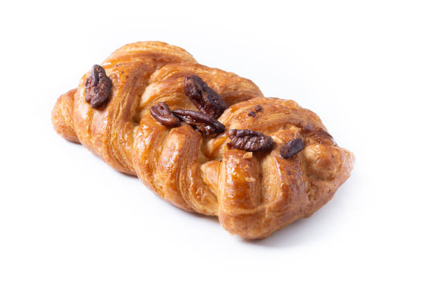 istock Chocolate pastry isolated on white background 2157279046