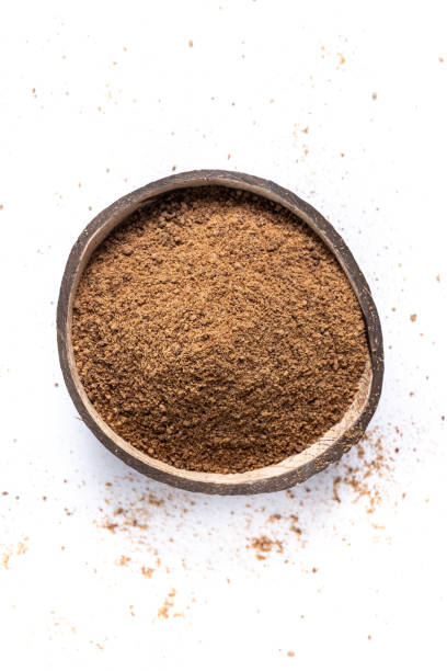 istock Coconut palm sugar isolated on white background 2157279468