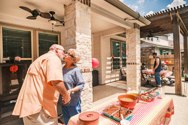 istock Multi generation Latino family dancing at the backyard party 2157280262