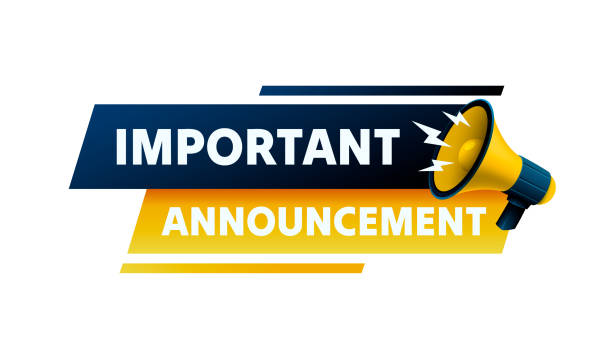 istock Important Announcement, megaphone announces news. Vector illustration 2157286167