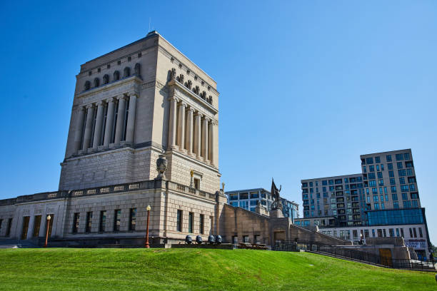 istock Classical Government Building with Modern Urban Backdrop, Indianapolis 2157293288