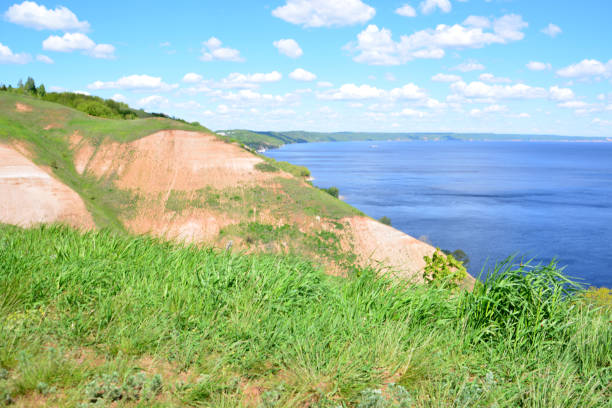 Lake Cumberland Kentucky, USA - houses up on the hill