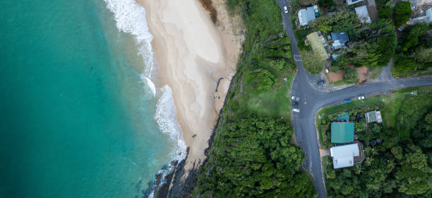 istock Seal Rocks Bay in Australia from above 2157297779