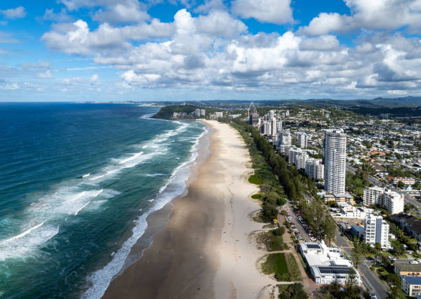 istock Gold Coast Beach and skyscrapers aerial view 2157297928