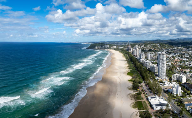 istock Gold Coast Beach and skyscrapers aerial view 2157297942