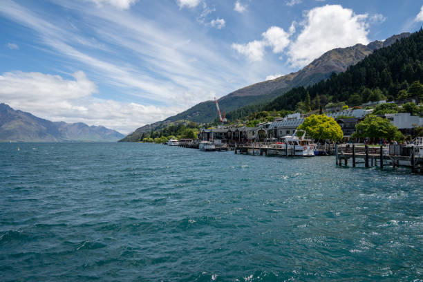 istock Queenstown waterfront in New Zealand 2157298267