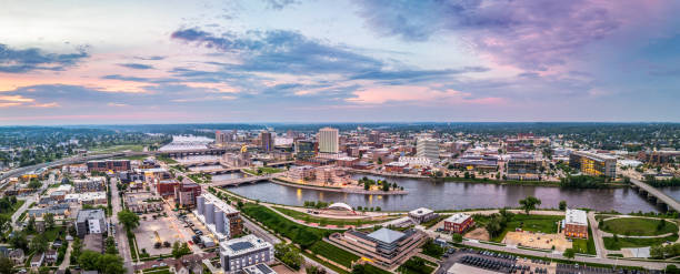 istock Cedar Rapids, Iowa, USA cityscape on the Cedar River 2157298745