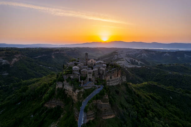 istock Civita di Bagnoregio at sunrise, Italy 2157301688