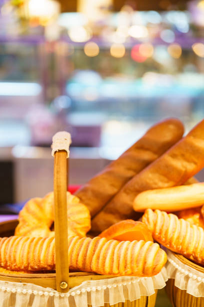 Bread in the window of bakery