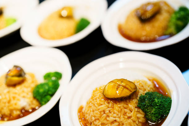 Abalone and rice, Chinese food