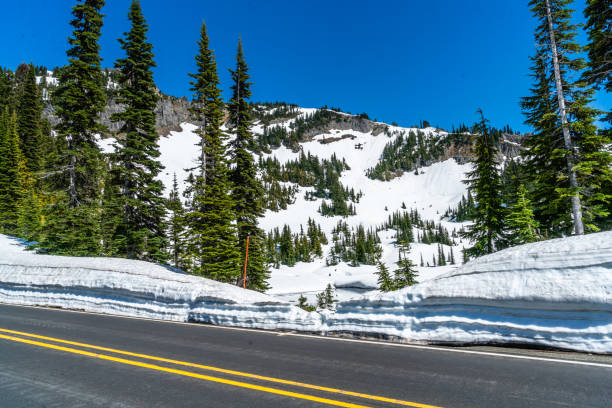 istock Chinook Pass Snow And Road 2157309357