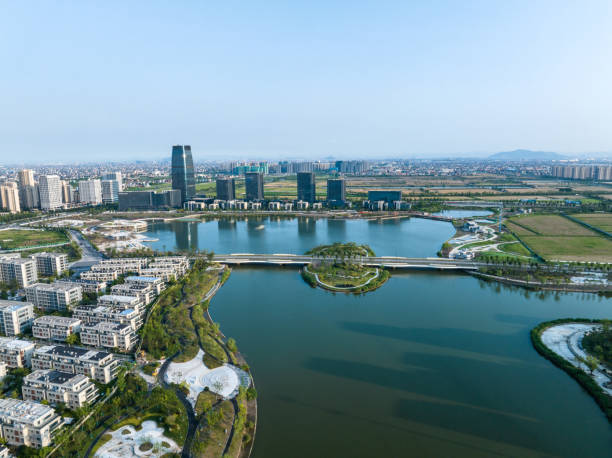 istock view of lake and city 2157313055