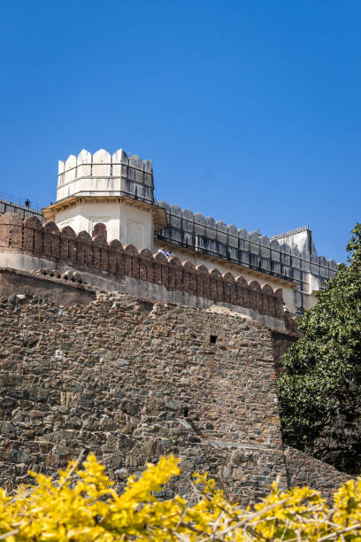 istock isolated ancient fort unique architecture with bright blue sky at morning 2157318523