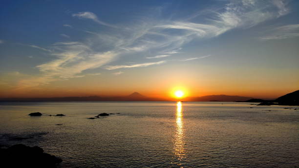 istock View to Fuji Mountain Sunset Time Photo 2157318916