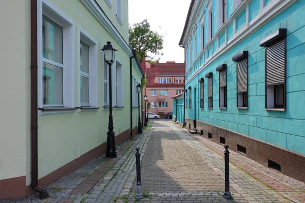 narrow street in Konin