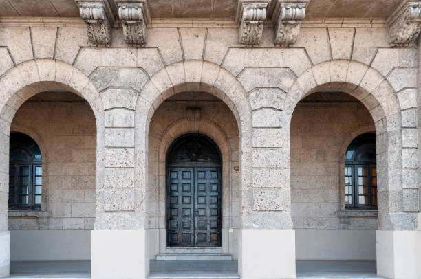 istock Arched stone entrance  on the  Malecon, Havana, Cuba 2157332918