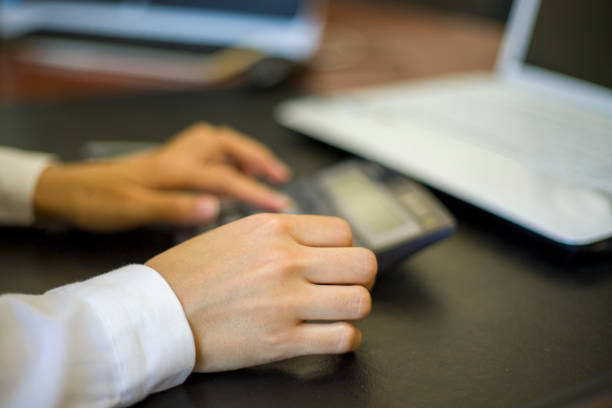 istock Businesswoman working on computer at her desk in the office 2157333185