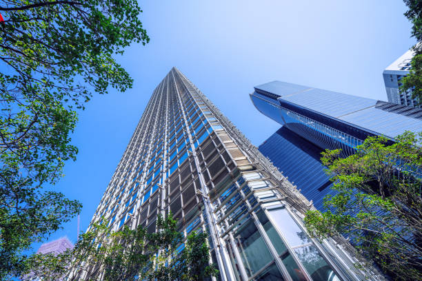 istock Modern Skyscrapers Reflected in Hong Kong Cityscape 2157343511