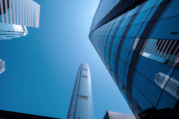 istock Skyscrapers And Modern Architecture in Hong Kong on a Sunny Day 2157343975