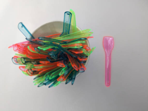 Ice cubes in a container so they don't melt, there is also a spoon