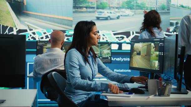 istock Indian employee collecting and transmitting information to couriers 2157356674