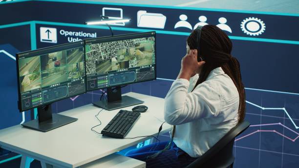 istock African american employee tracking orders on satellite navigation 2157357409