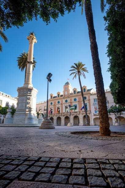 istock Almeria Town Hall and Plaza Vertical View 2157357455