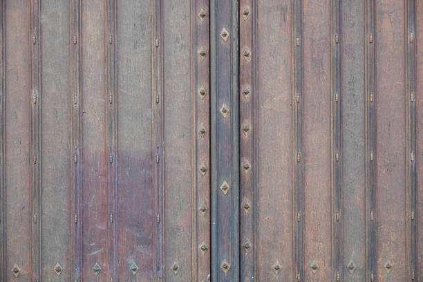 background from antique wooden door.