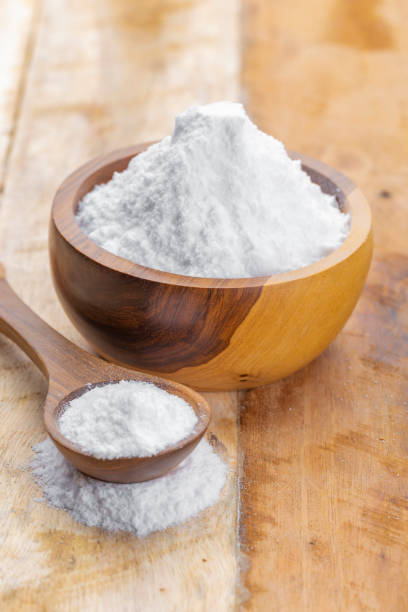 istock Baking soda and lime on a wooden surface 2157368398