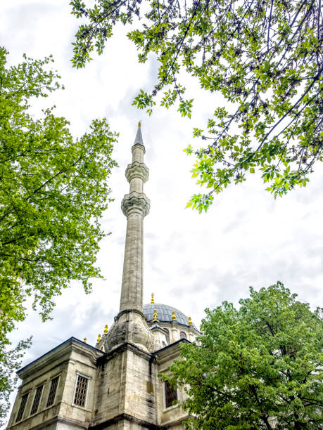 Close up Nusretiye Mosque in Istanbul, Turkey