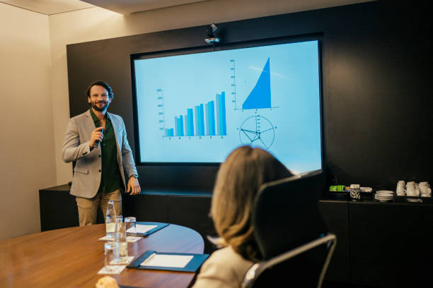 istock Coworkers having a meeting 2157374478
