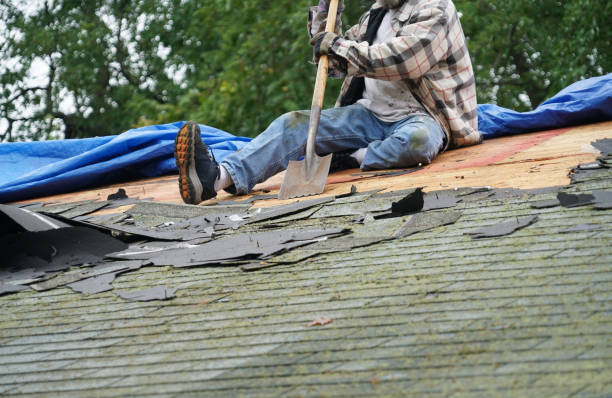 istock handy man working on repairing the roof 2157374931