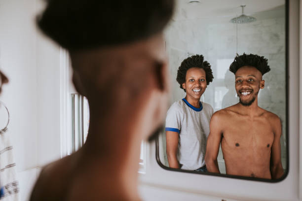 istock An african couple in a bathroom 2157376892