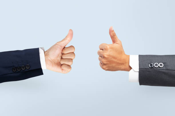 istock Business thumbs up  hand gesture 2157381197