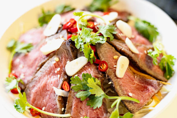 Asian Beef Salad With Vegetables
