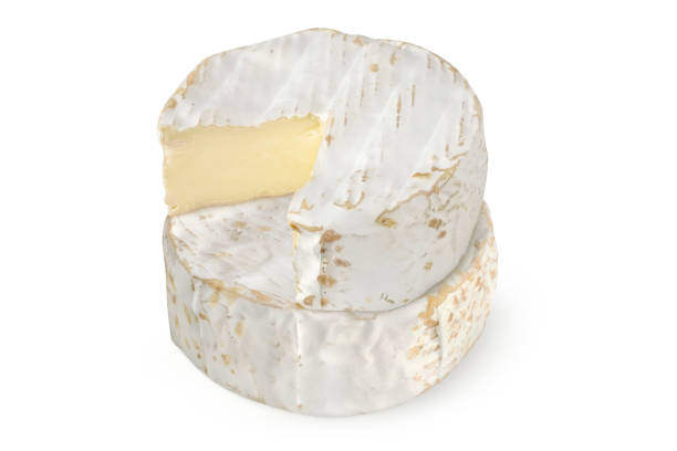 istock Camembert cheese isolated on white background 2157382198
