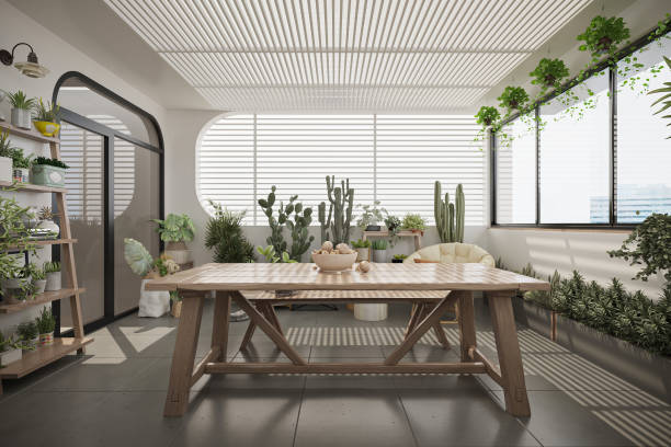 istock Minimalist Oasis Transforming Your Terrace with Modern Design 2157387085