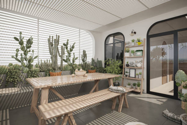 Nature's Embrace Contemporary Elegance in Terrace Interiors