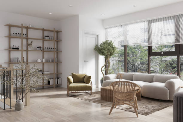istock Interior of modern beauty salon with comfortable sofa 2157387775