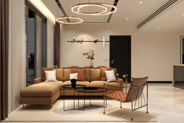 istock Interior of the living room. 3D illustration 2157389733