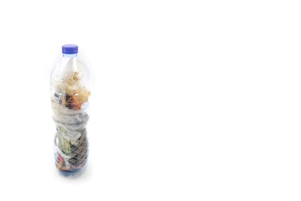 Accra, Ghana – May 04, 2025: Plastic waste is processed for recycling on the University of Ghana campus