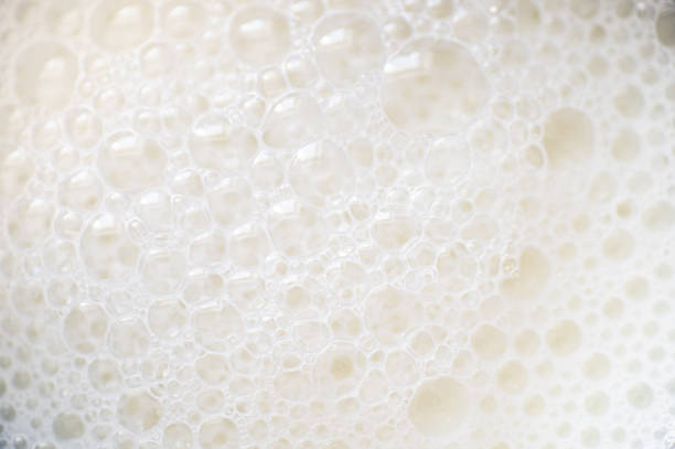 istock Close-up of milk with bubbles 2157396839