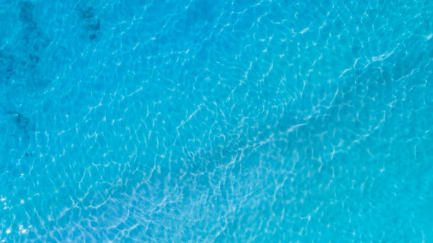 Summer Tropical beach water  with crystal clear water on beach background