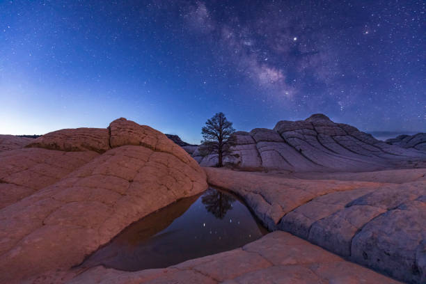 istock White Pocket Pond, Vermilion Cliffs National Monument, USA. 2157399262